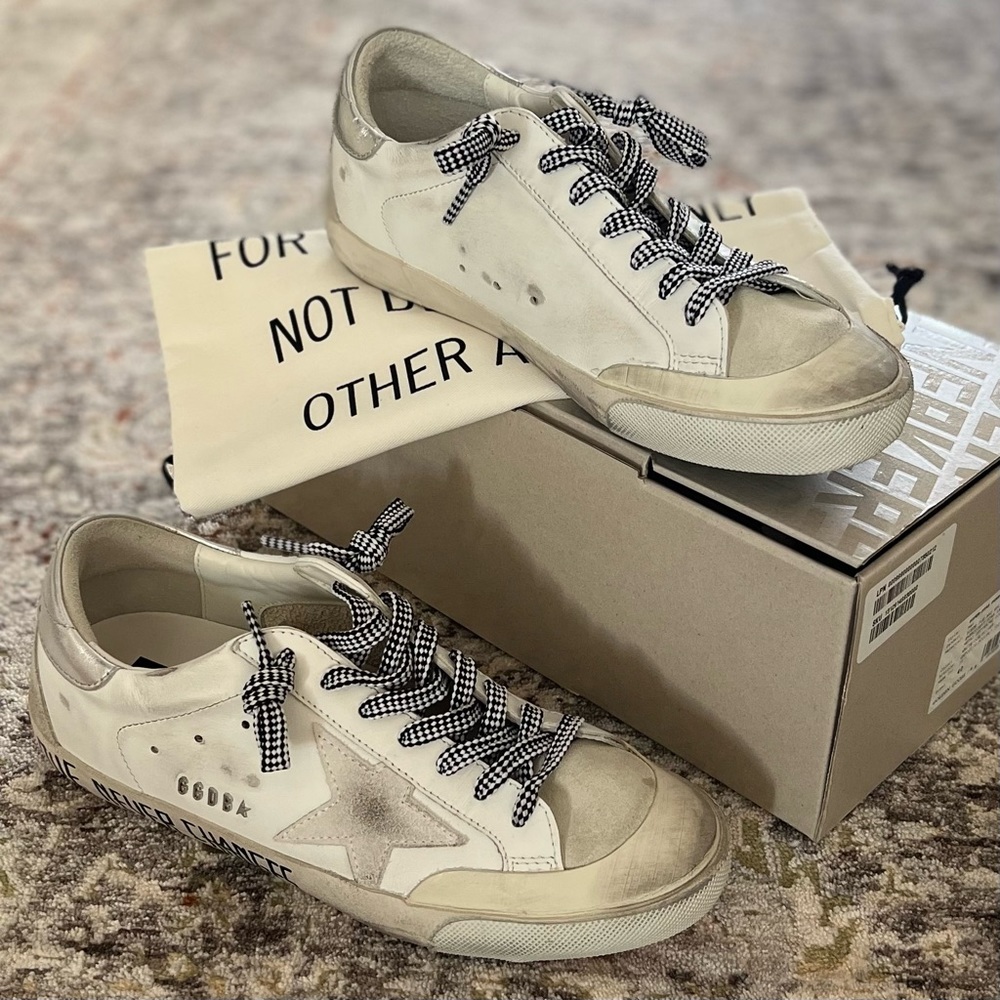 EUC Golden Goose Superstar Sneakers, 40